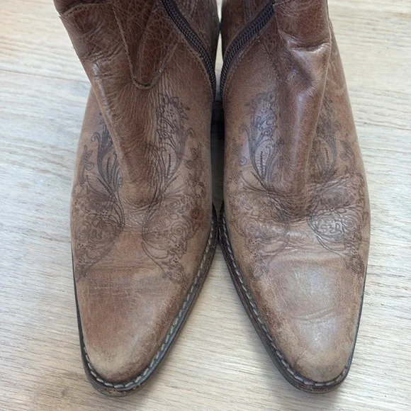 Matisse “Johnny” western/cowboy leather boots size 7 - Picture 6 of 8